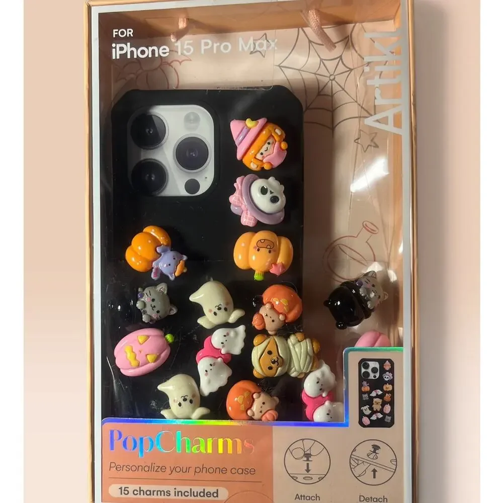 Artikl iPhone 15 Pro Max Halloween 15 Pop Charms to Personalize Your Phone NIB